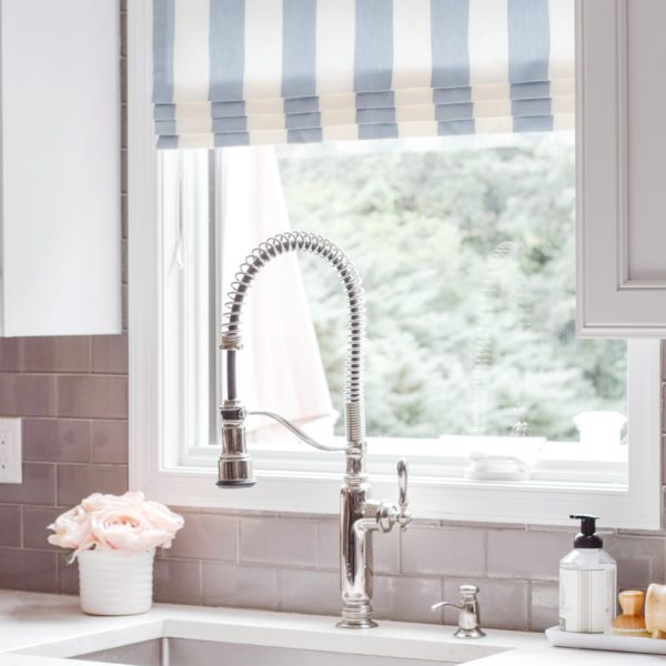 Andy Stripe Faux Shade Valance